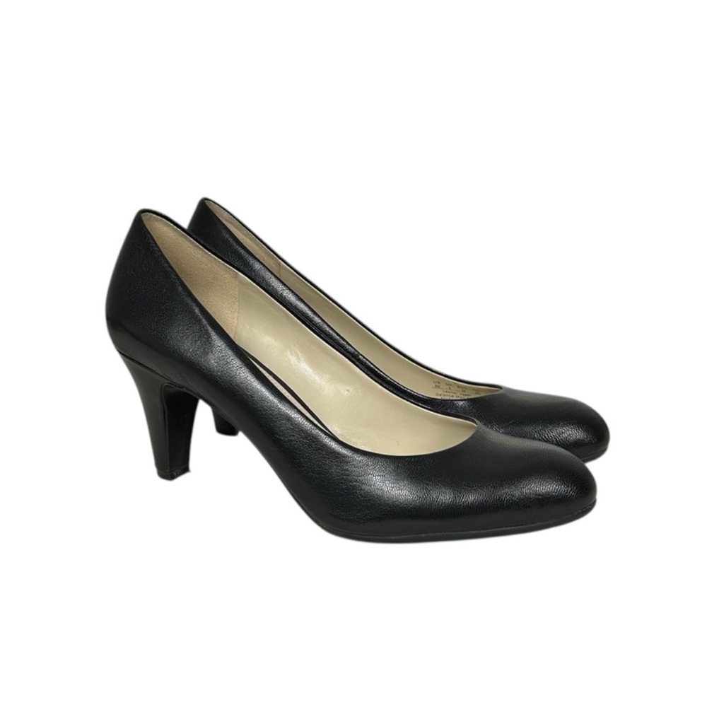 NATURALIZER N5 Comfort Genuine Leather Oribel Pump Heels, Black, Size 8